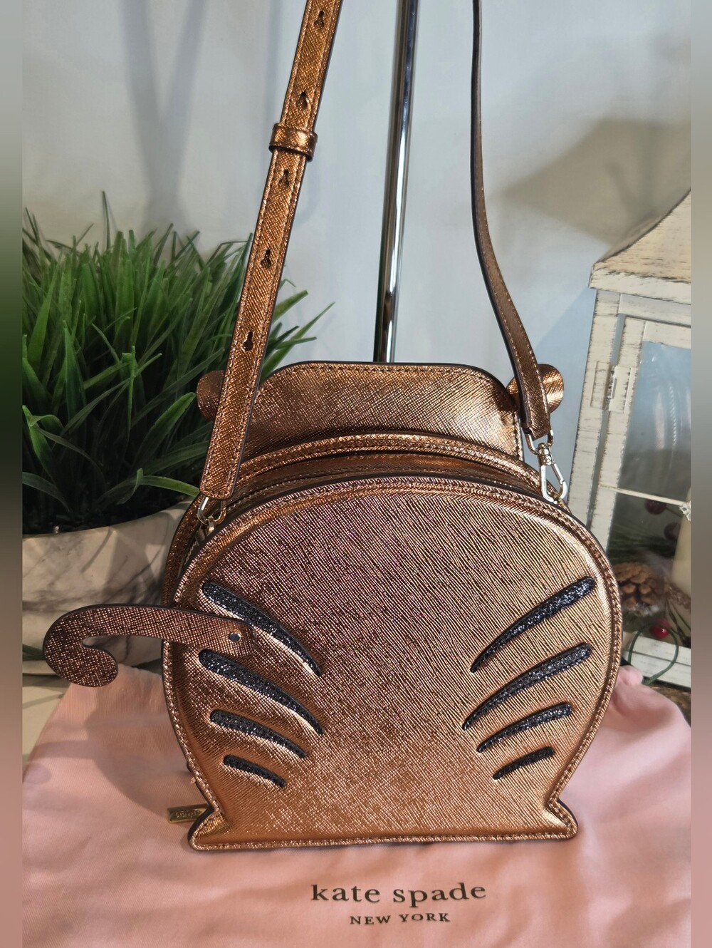 Kate Spade RARE Goldie 3D Tiger Crossbody Bag - LIKE NEW - Picture 7 of 16